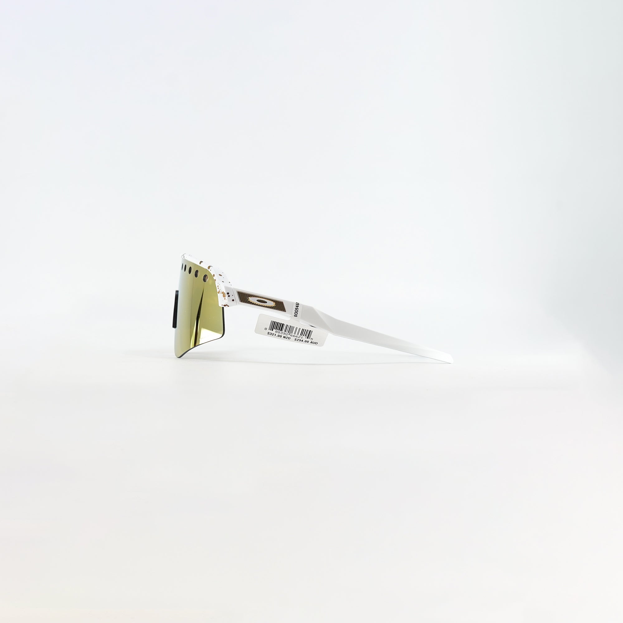 Oakley Mathieu Van Der Poel Signature 系列 Sutro Lite Sweep - 白色飞溅（Prizm 24k 镜片）