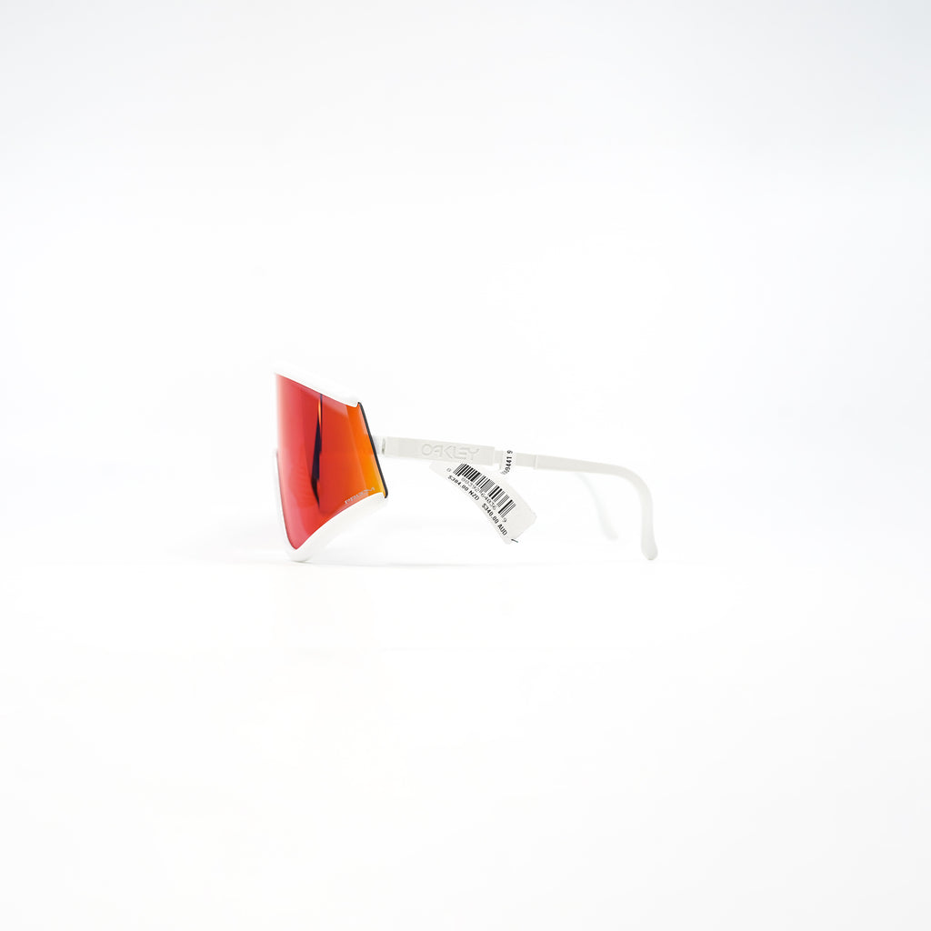 Oakley MUZM 眼罩 - 白色（Prizm 公路镜片）
