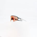 Oakley Sutro Lite Sweep Sunglasses - Matte Silver/Blue Colorshift (Prizm Trail Torch Lens)
