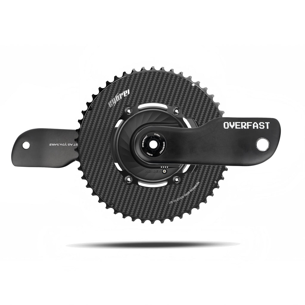 Overfast Aero Carbon Crank Assembly - 24mm Ti Spindle