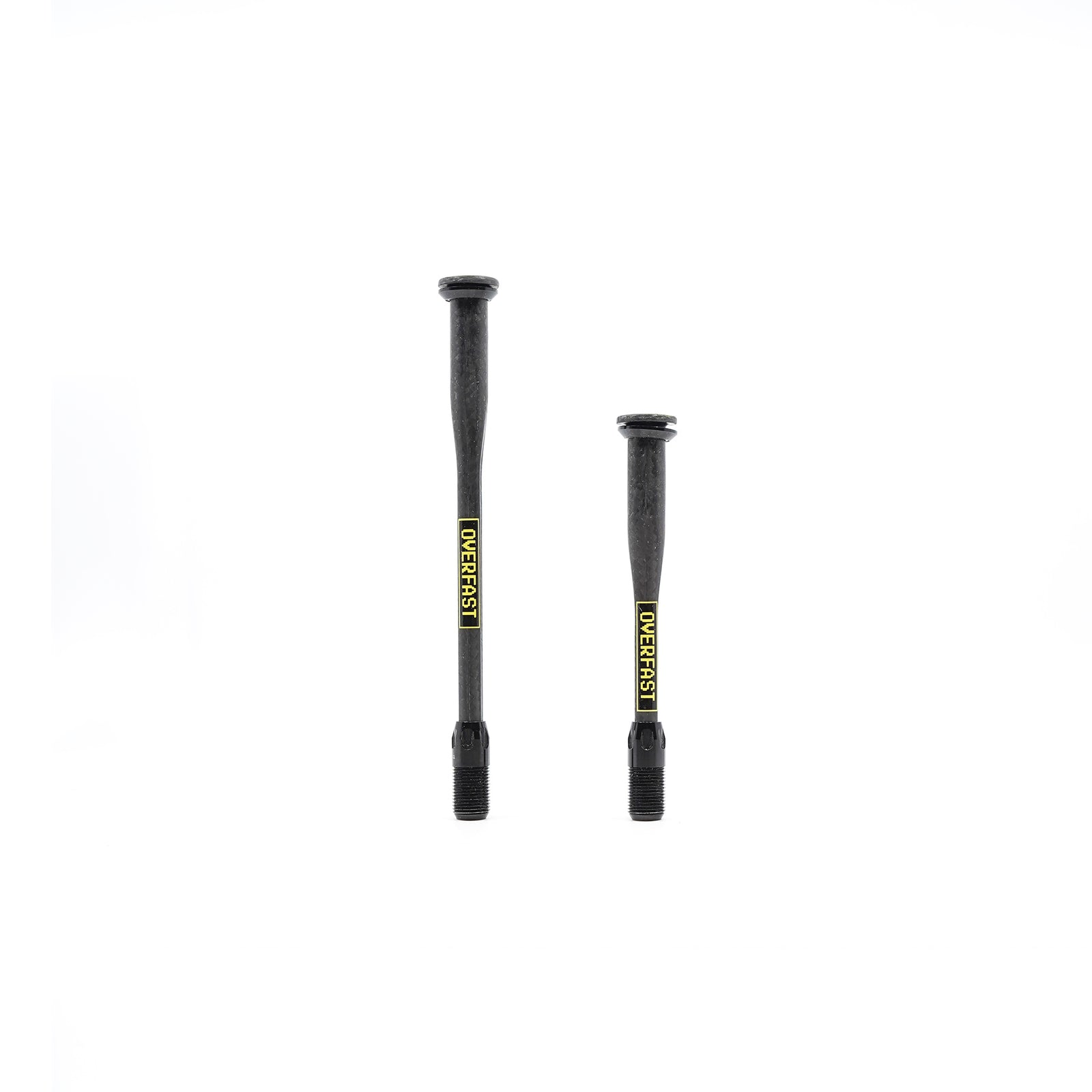 Overfast Ultralight Carbon Thru Axles - Black/Yellow