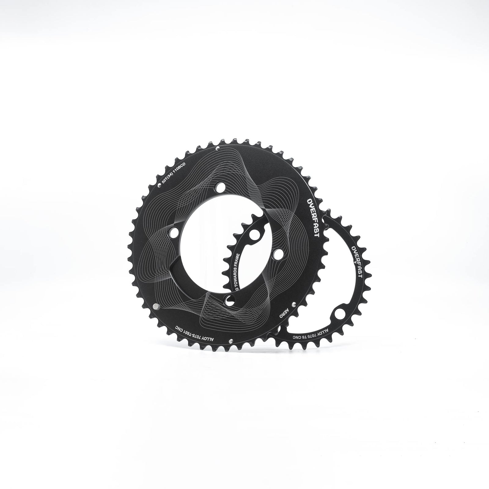 Overfast Aero Alloy Chainring Set