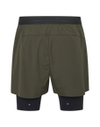 Pas Normal Studios Balance 2-in-1 Shorts - Dark Olive