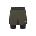 Pas Normal Studios Balance 2-in-1 Shorts - Dark Olive