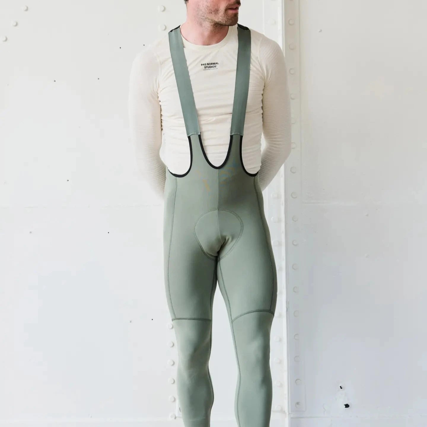 Pas Normal Studios Essential Thermal Long Bibs - Dark Celeste