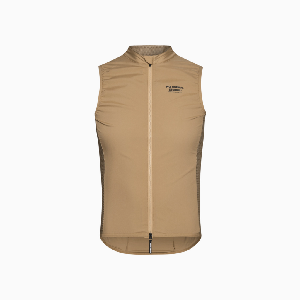 Pas Normal Studios Mechanism Stow Away Gilet - Camel