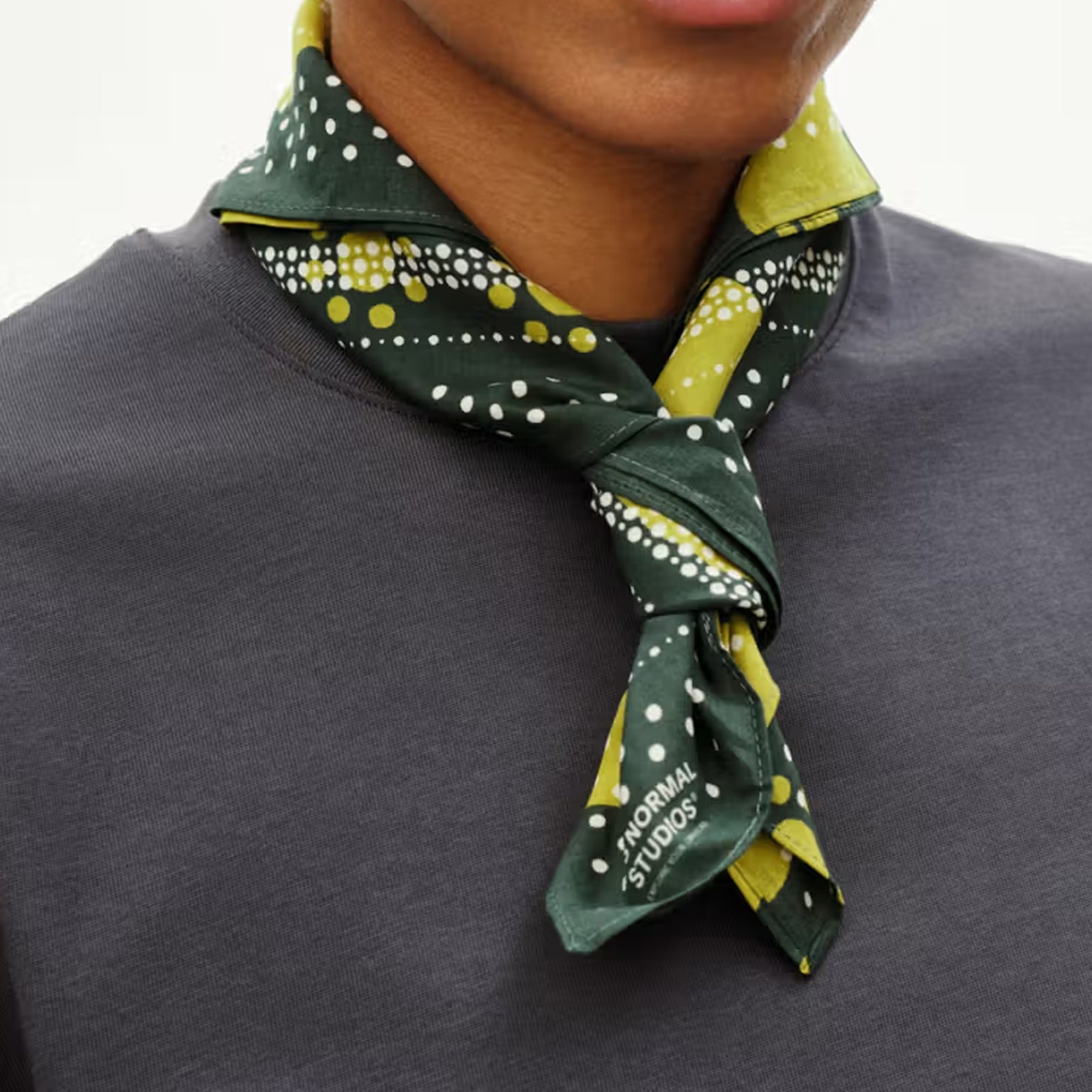 Pas Normal Studios Off-Race Bandana - Moss Green