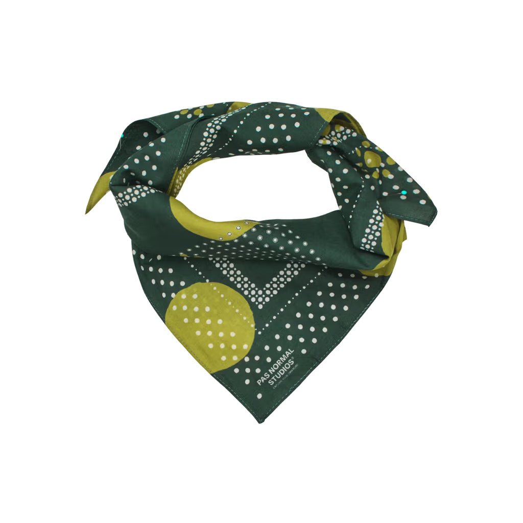 Pas Normal Studios Off-Race Bandana - Moss Green