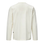 Pas Normal Studios Off-Race Cotton Tech Graphic Long Sleeve T-Shirt - Off White