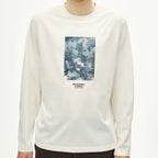 Pas Normal Studios Off-Race Cotton Tech Graphic Long Sleeve T-Shirt - Off White