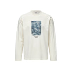 Pas Normal Studios Off-Race Cotton Tech Graphic Long Sleeve T-Shirt - Off White