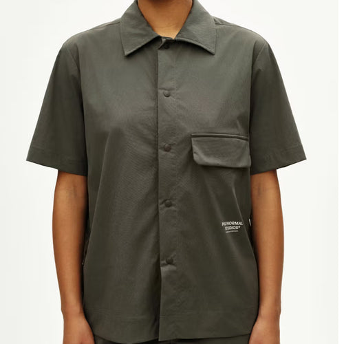 Pas Normal Studios Off-Race Light Tech Shirt - Dark Grey