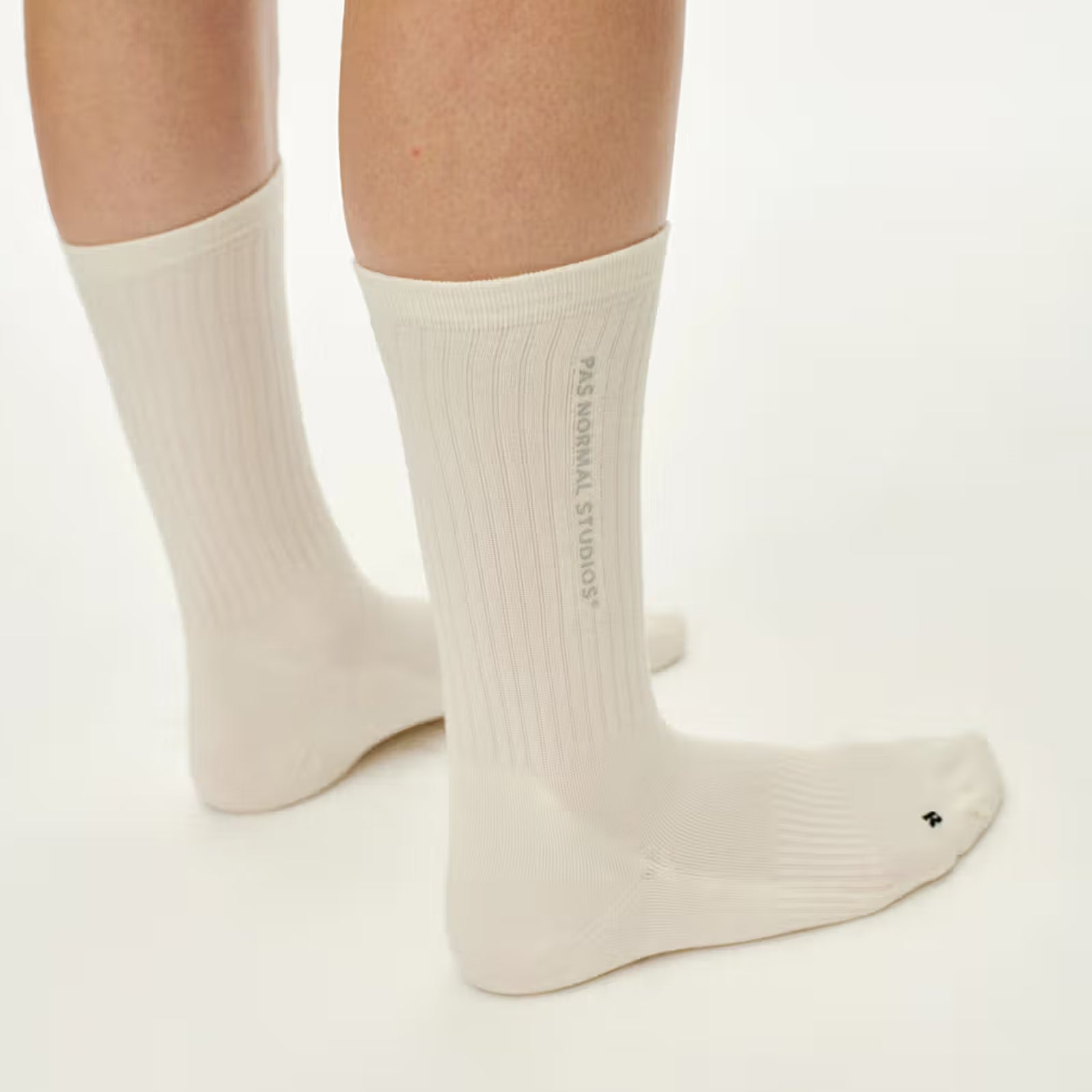 Pas Normal Studios Off-Race Socks - Off White