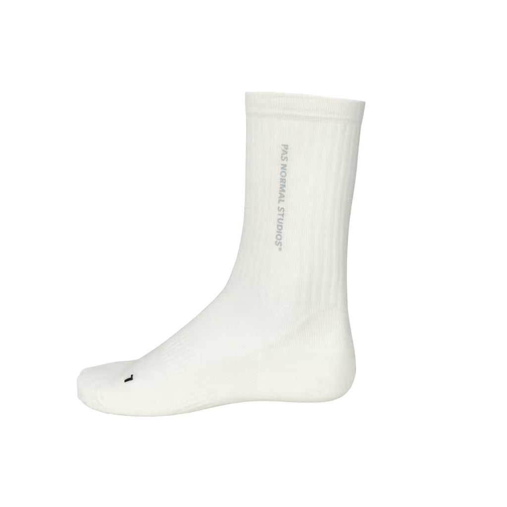 Pas Normal Studios Off-Race Socks - Off White