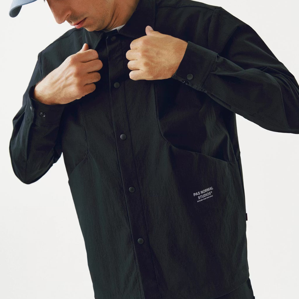 Pas Normal Studios Off-Race Tech Overshirt - Black