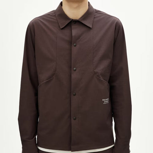 Pas Normal Studios Off-Race Tech Overshirt - Dark Purple