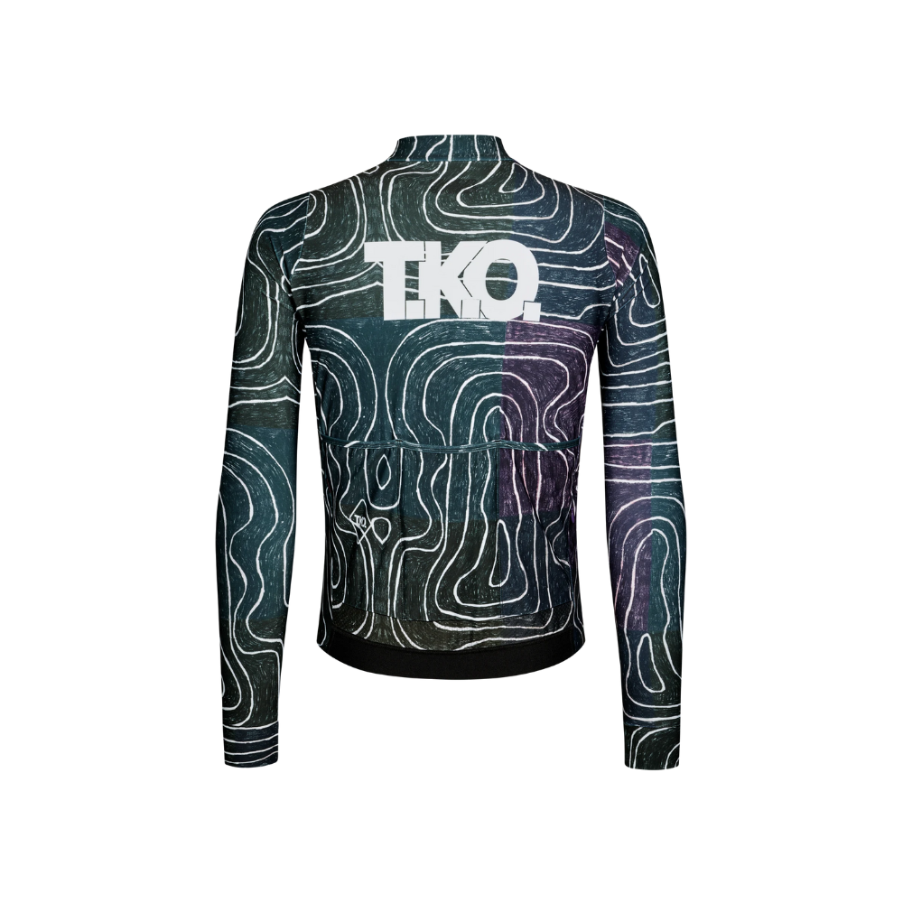 Pas Normal Studios T.K.O. Mechanism Long Sleeve Jersey – Black Multi
