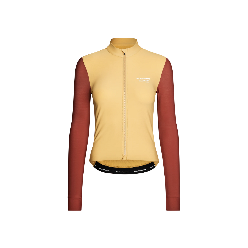 Pas Normal Studios Women's Mechanism Long Sleeve Jersey - Camel / Marron