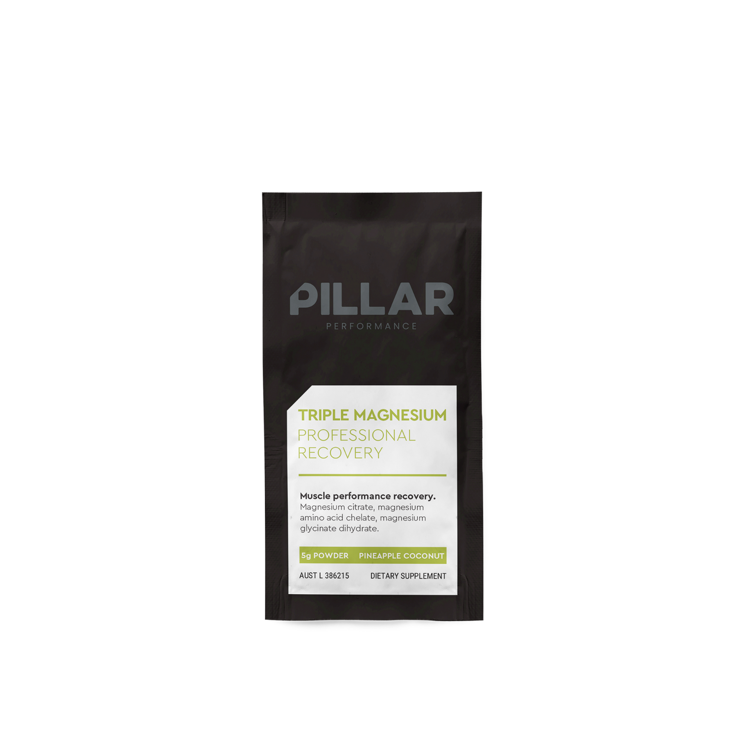 Pillar Performance Triple Magnesium Recovery Powder Sachet - Pineapple Coconut
