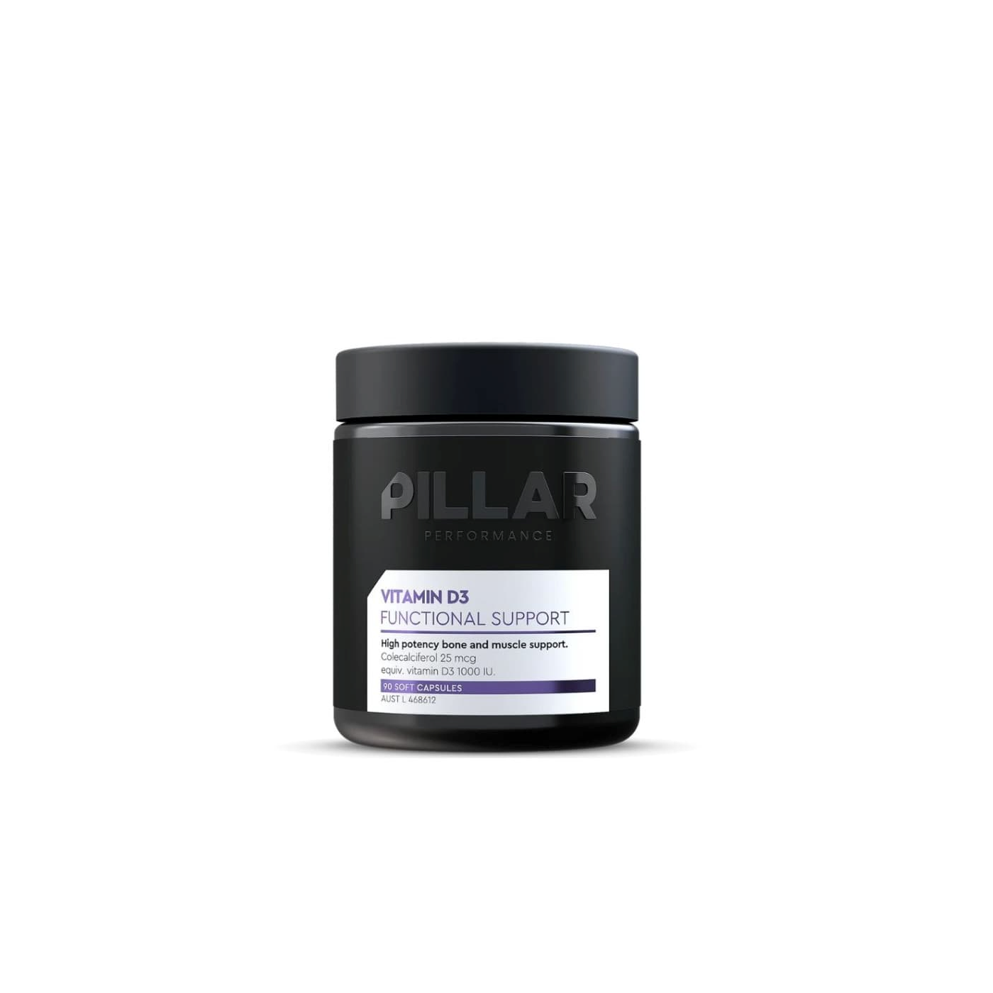 PILLAR Performance Vitamin D3 Functional Support Tablets