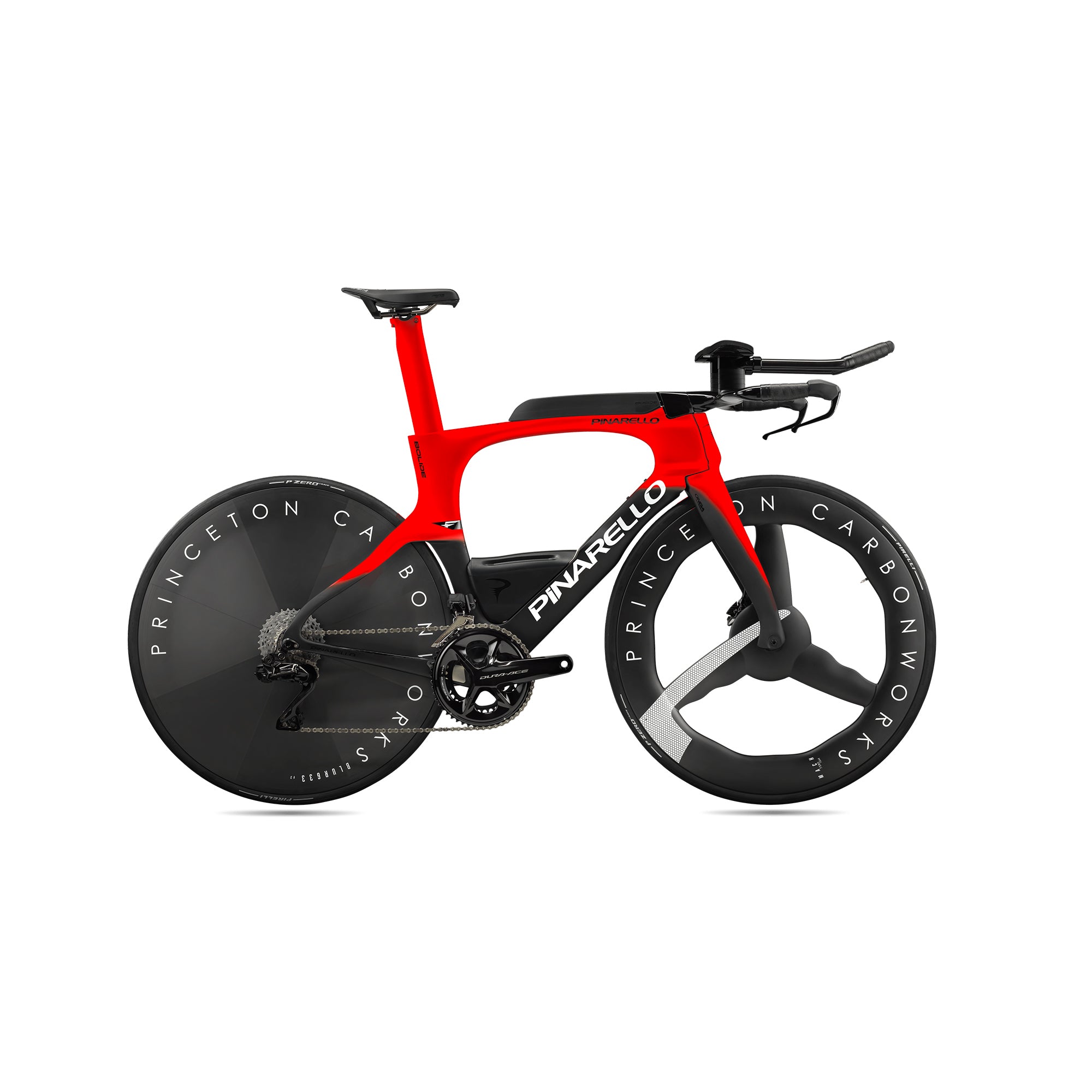 Pinarello Bolide F TR 车架套件 - 电镀红