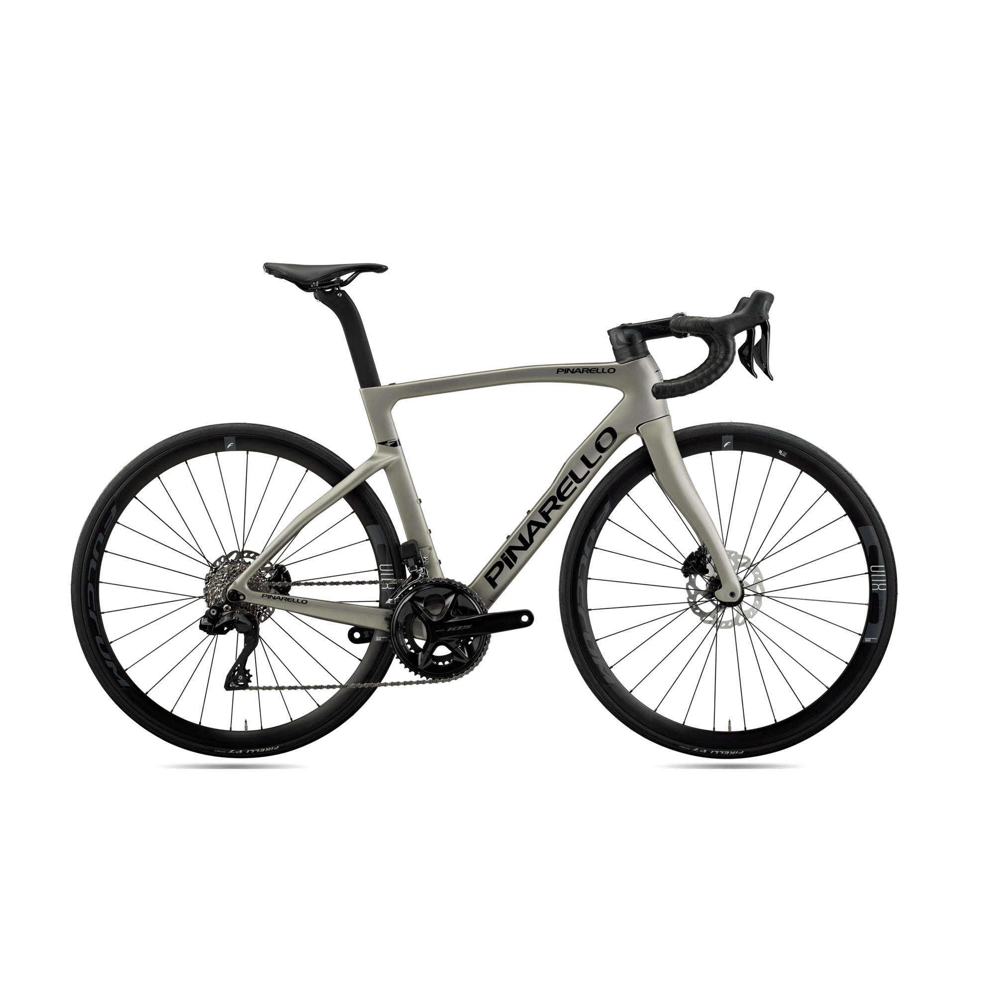 Pinarello F5 Disc 整车 - Impulse 灰色