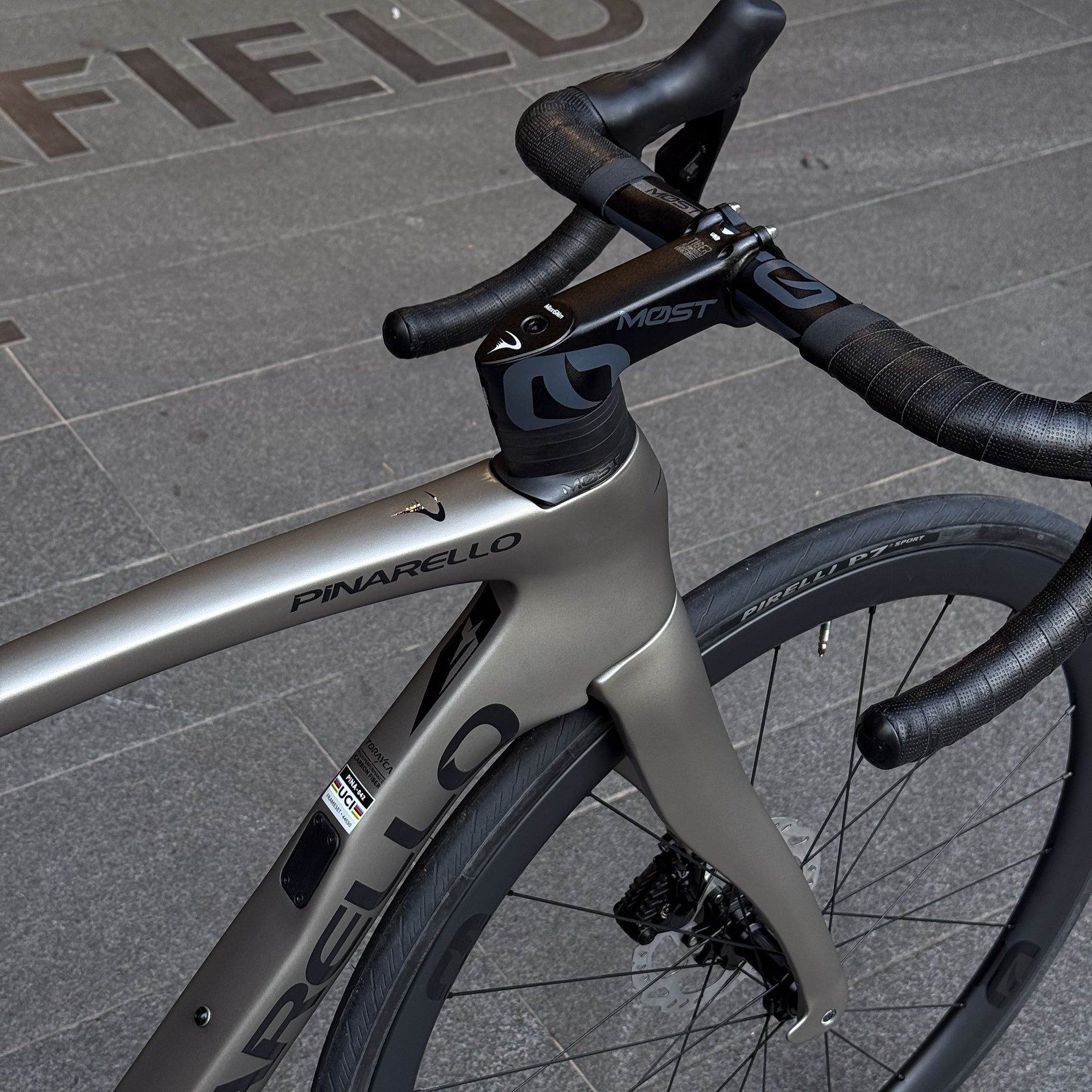 Pinarello F5 Disc 105 Di2 Complete Bike - Impulse Grey (Final Clearance)