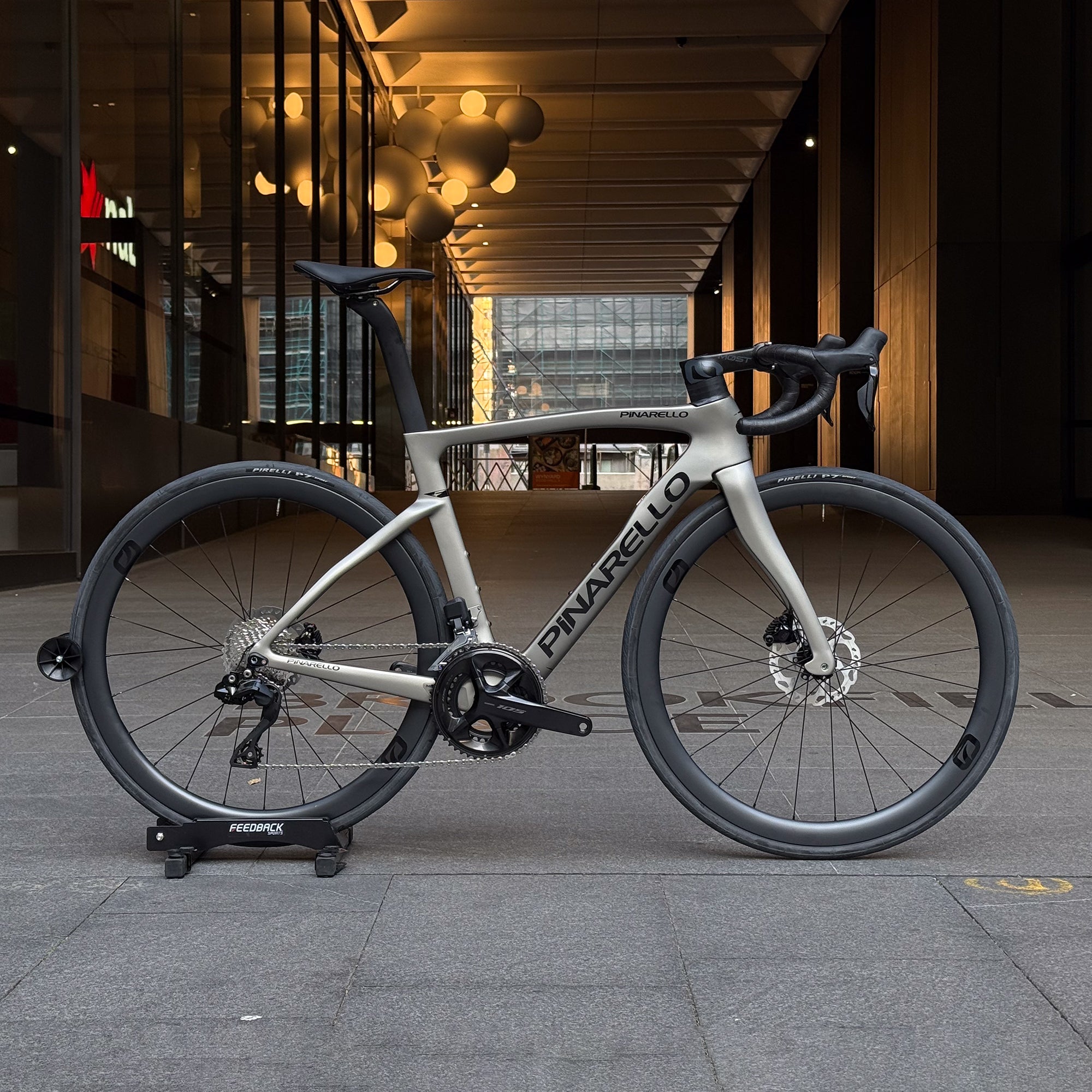 Pinarello F5 Disc 105 Di2 Complete Bike - Impulse Grey (Final Clearance)