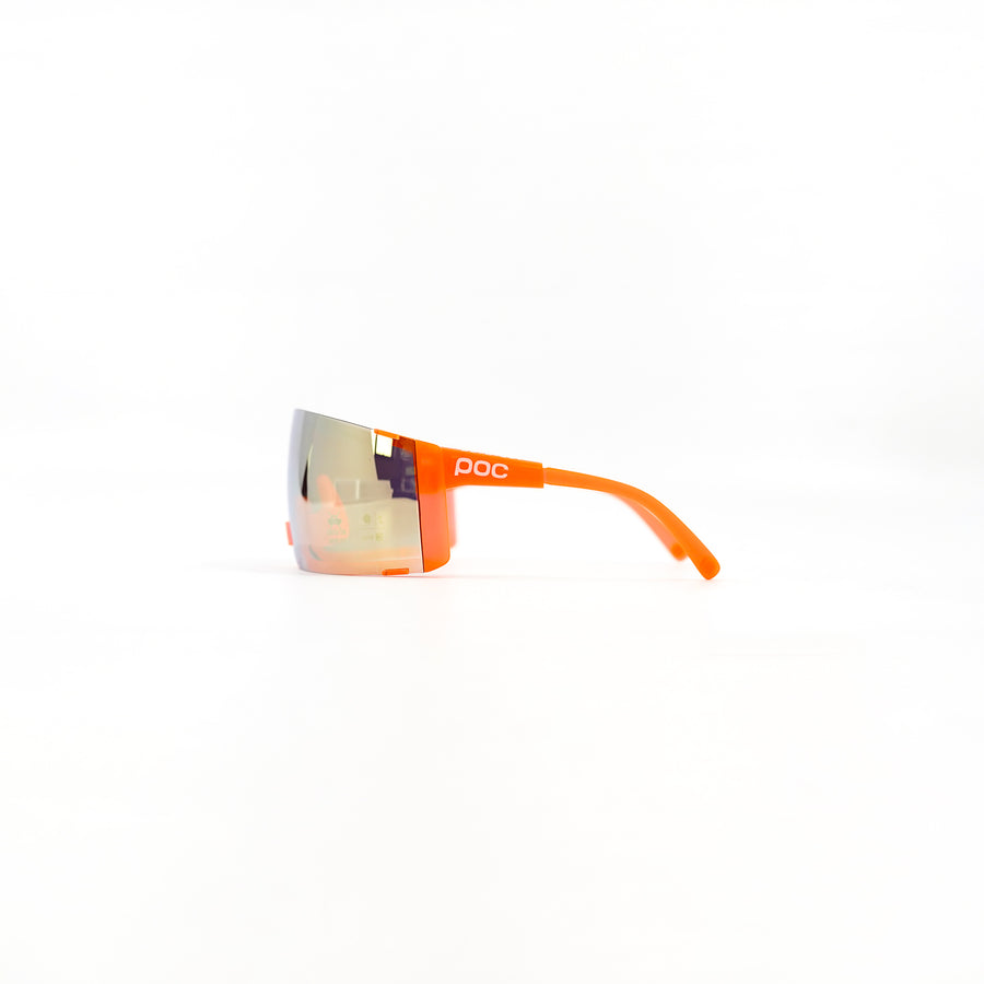 POC Propel Sunglasses - Fluorescent Orange Translucent (Violet Gold Mirror Lens)