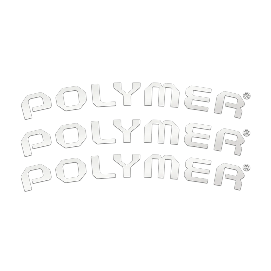 Polymer Workshop Wheel Decal Set - White