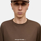 Portal Lateral Peak LS Tee - Slate Black