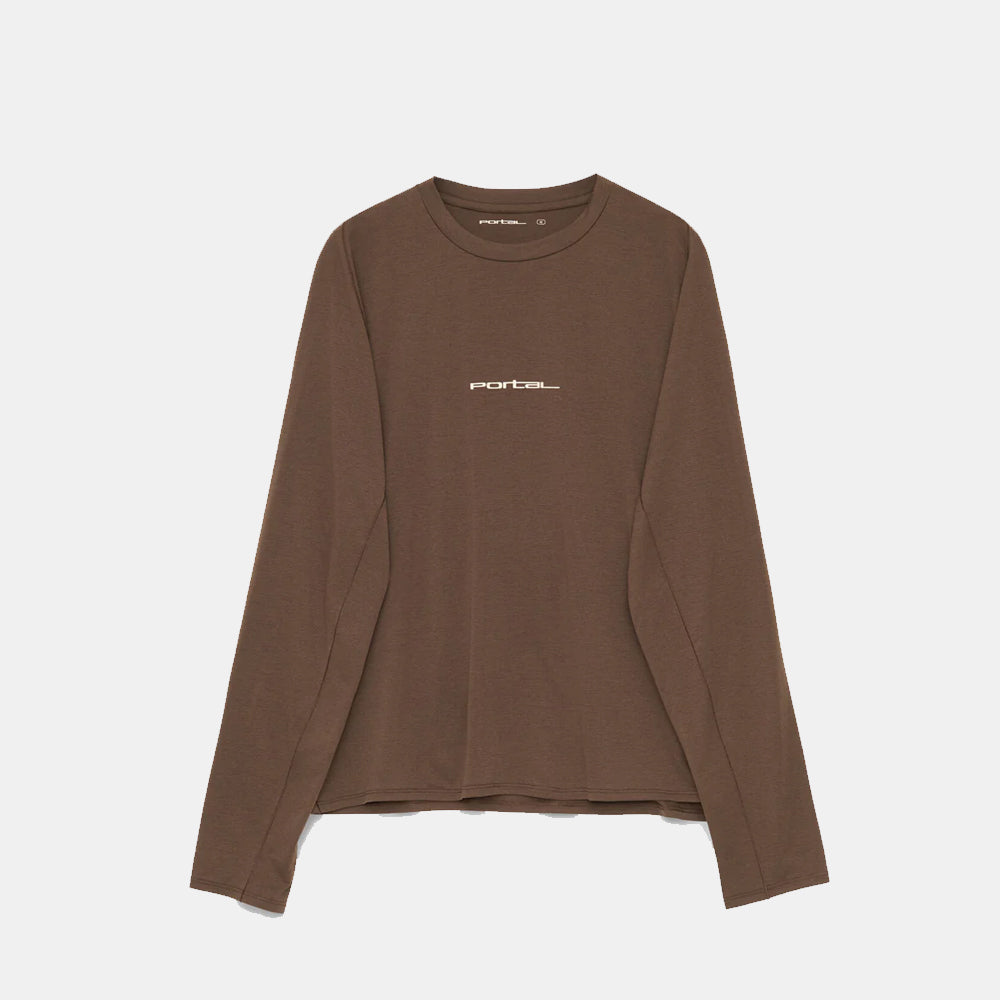 Portal Lateral Peak LS Tee - Slate Black