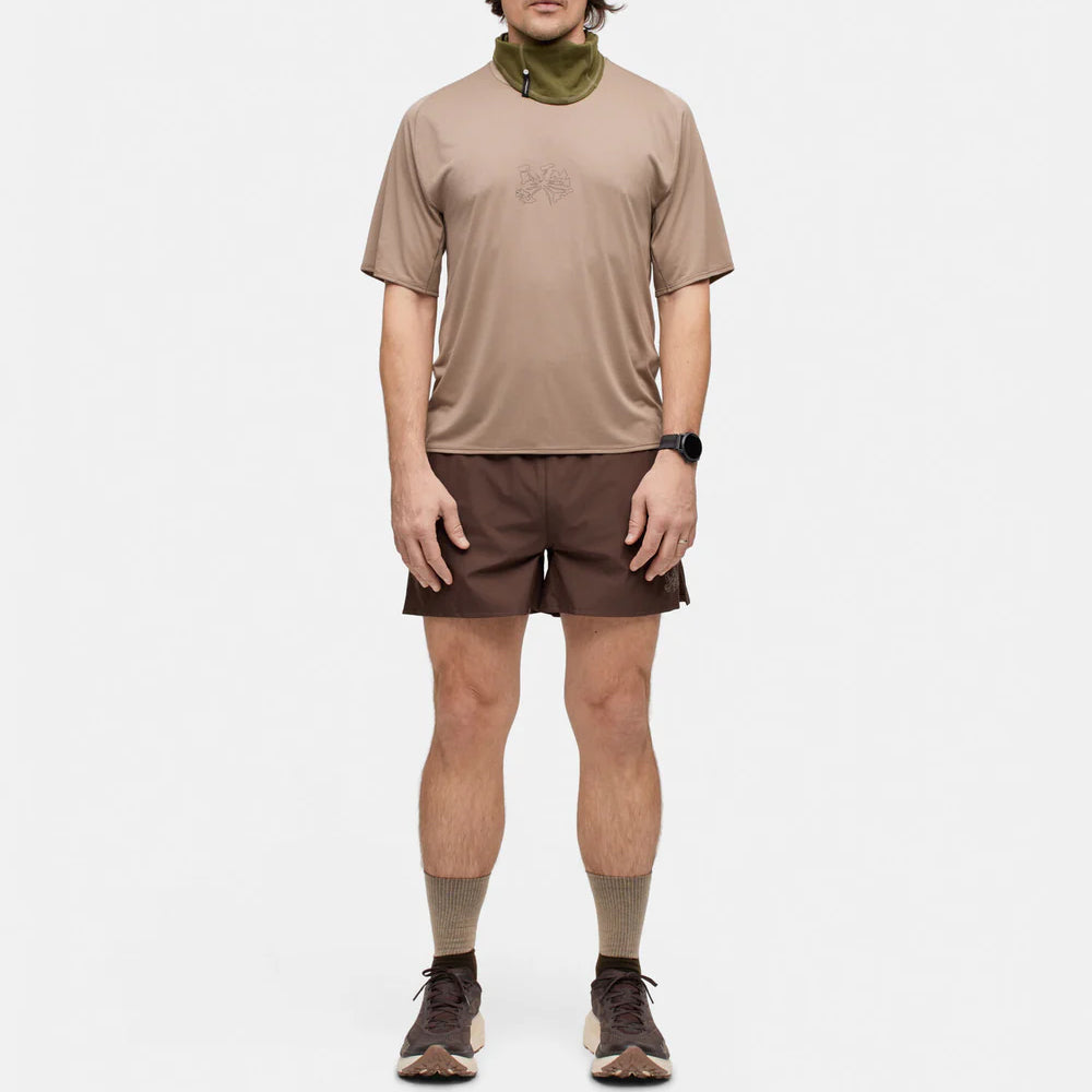Portal Lateral Peak SS Tee - Desert Taupe