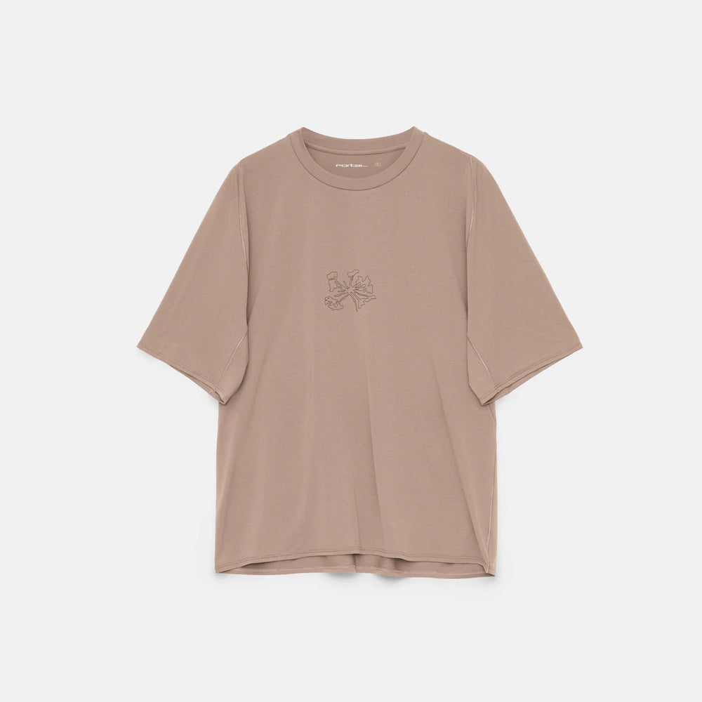 Portal Lateral Peak SS Tee - Desert Taupe