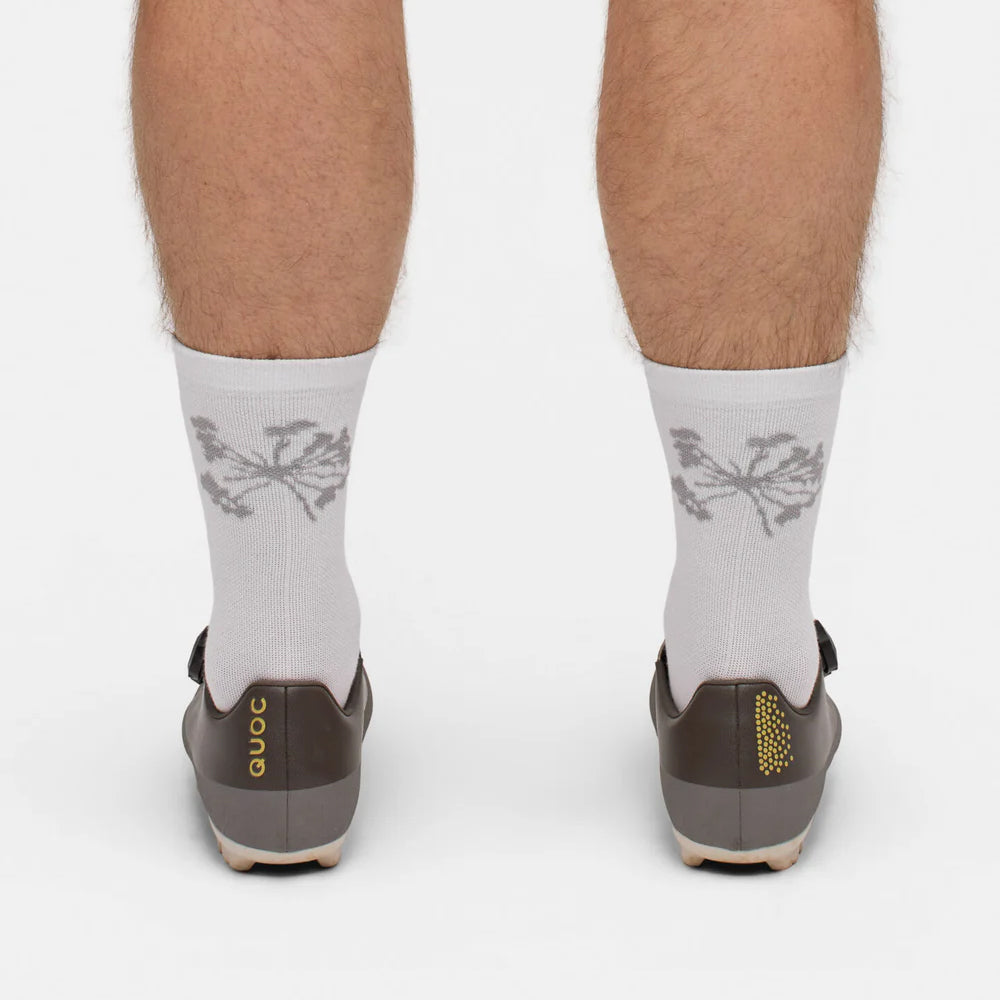 Portal Pattern Active Sock - Bone White
