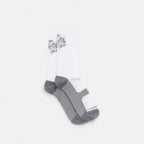 Portal Pattern Active Sock - Bone White