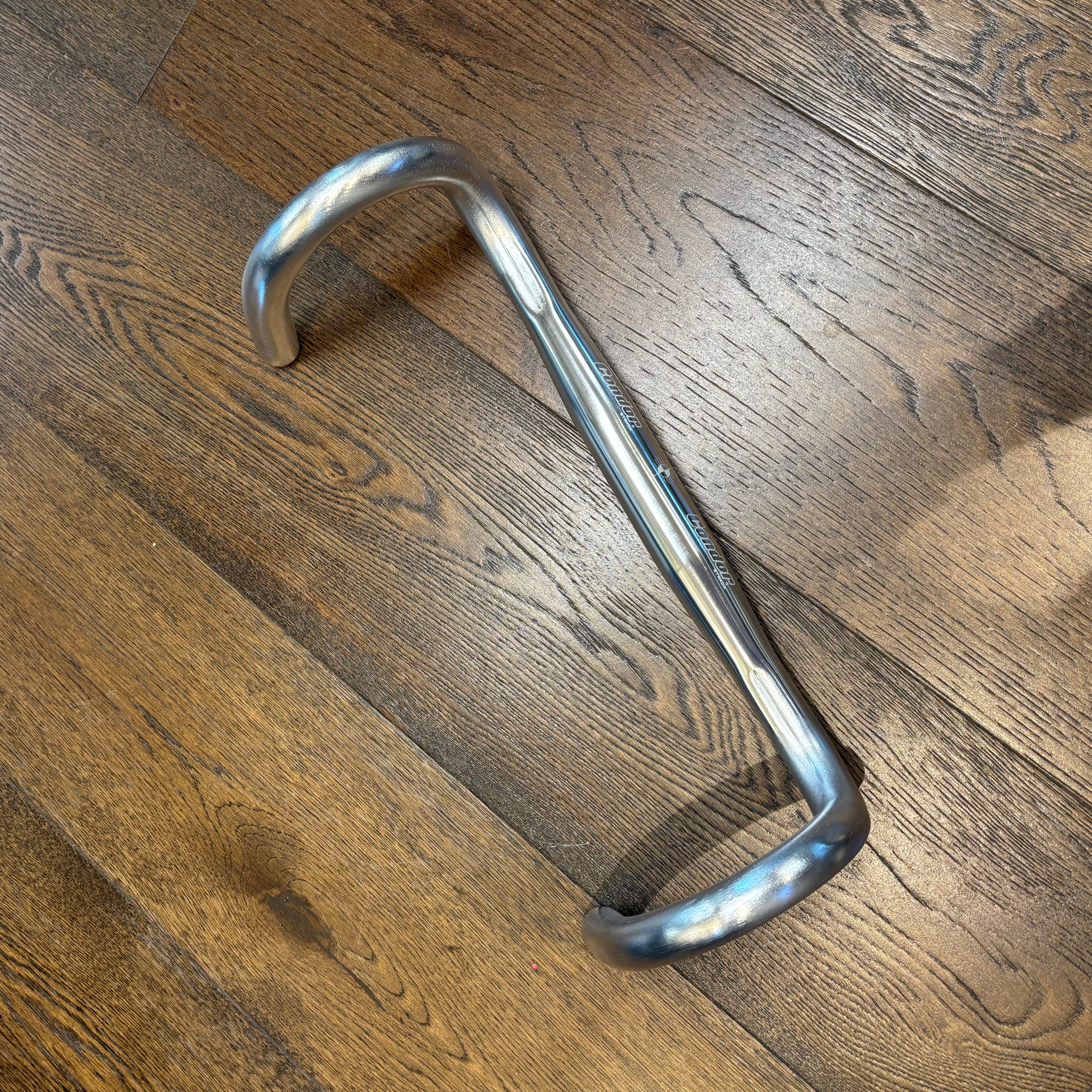 Take-Off / Condor Alloy Handlebar - Polished Silver 36cm