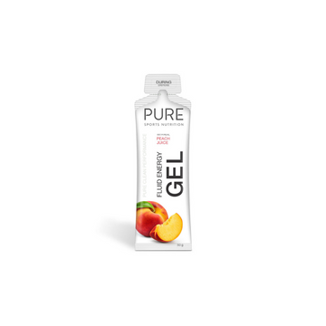 PURE Sports Nutrition Fluid Energy Gel 50g - Peach (Single Serving)