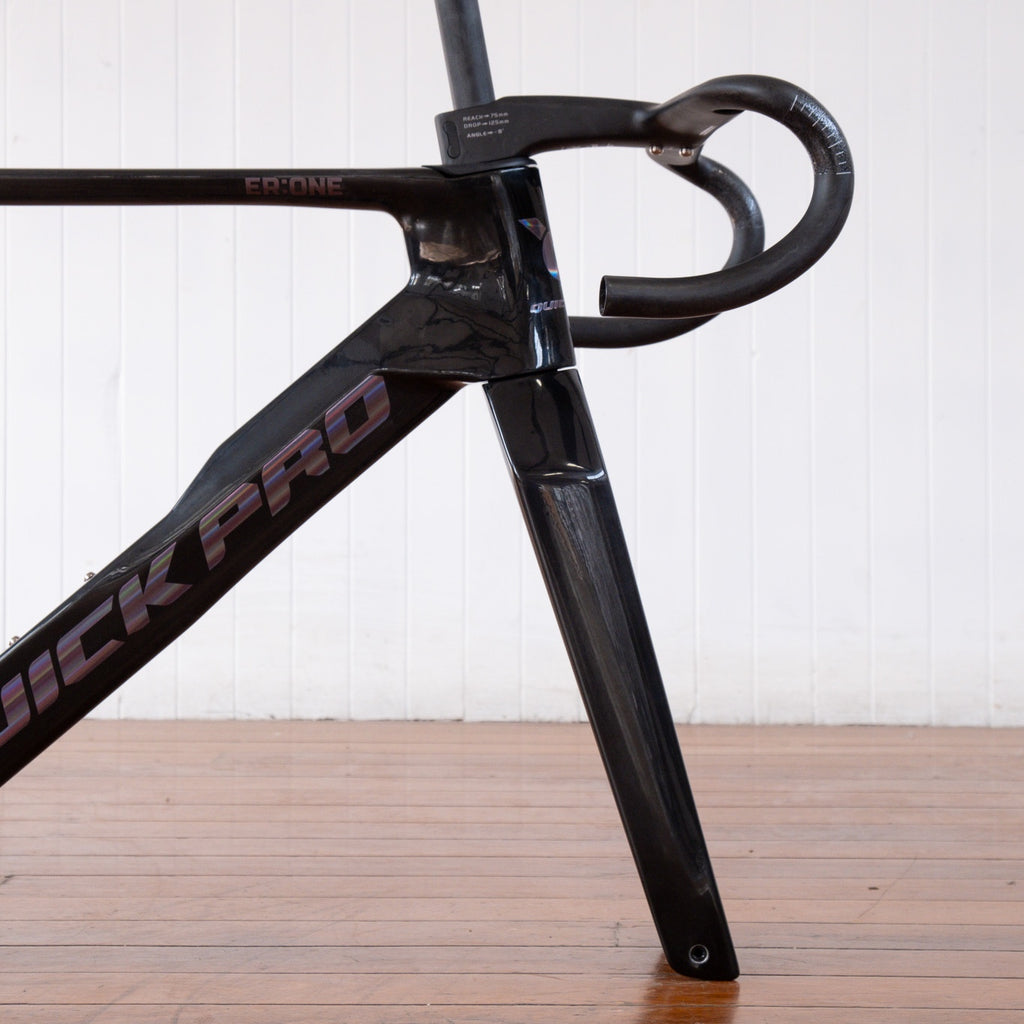 Quickpro Aero Rime Quick Pro ER:ONE Aero Road Frameset - Night Black – CCACHE