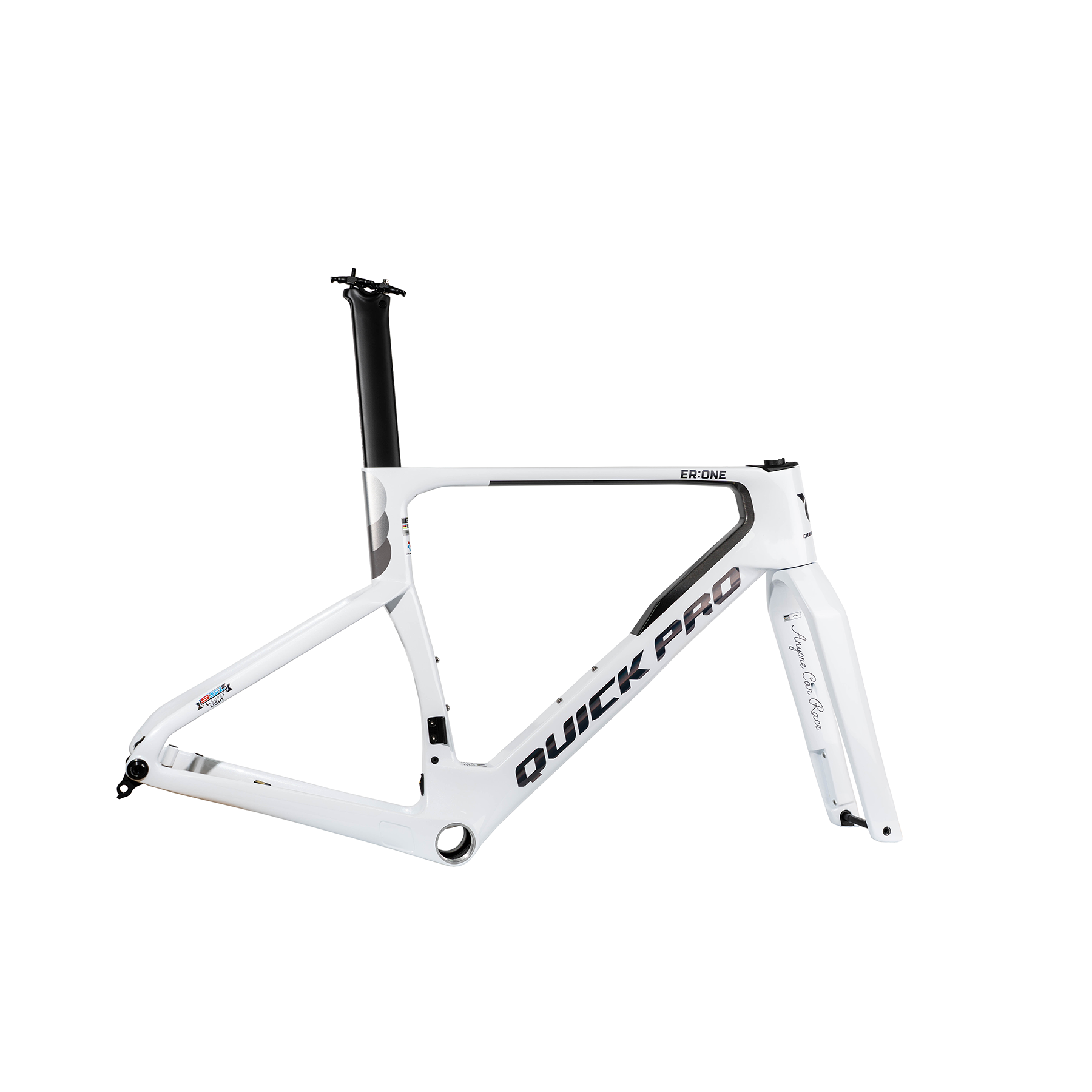 Quick Pro ER:ONE Aero Road Frameset - Starlight White