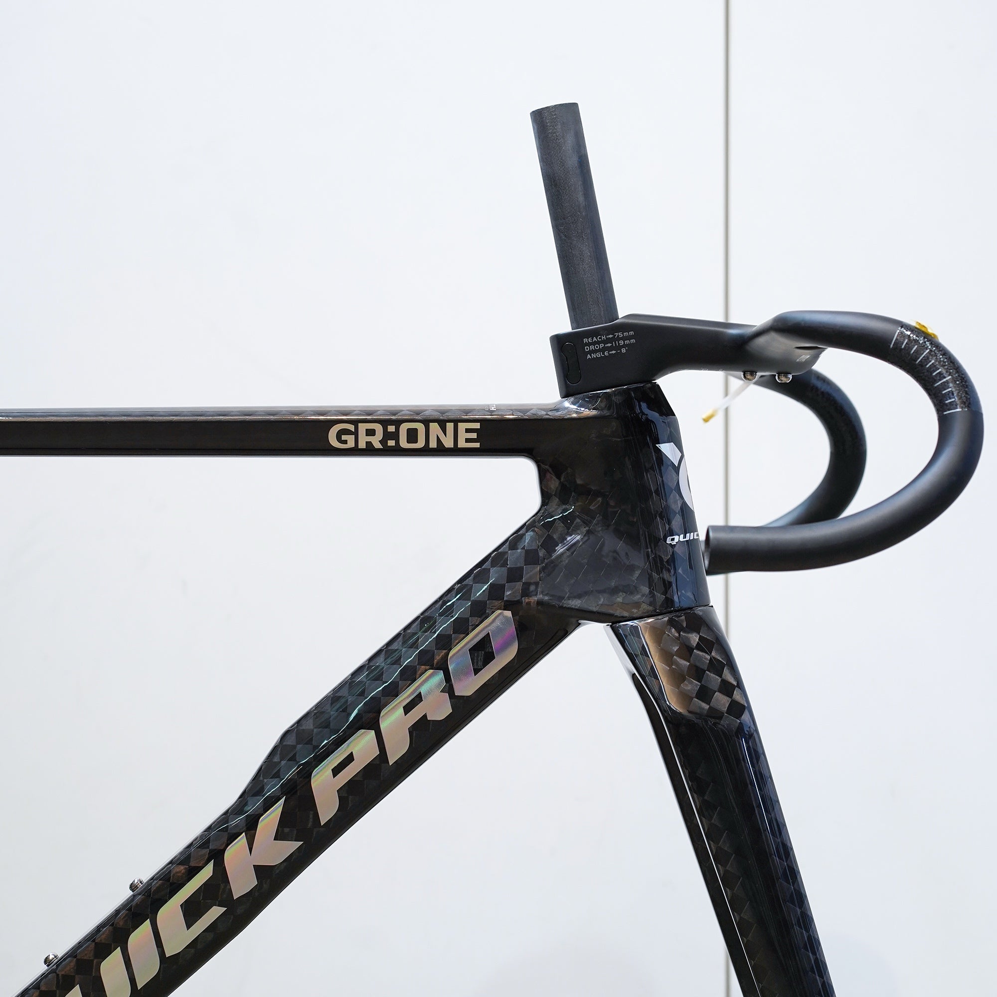 Quick Pro GR:ONE Gravel Frameset - Carbon Black