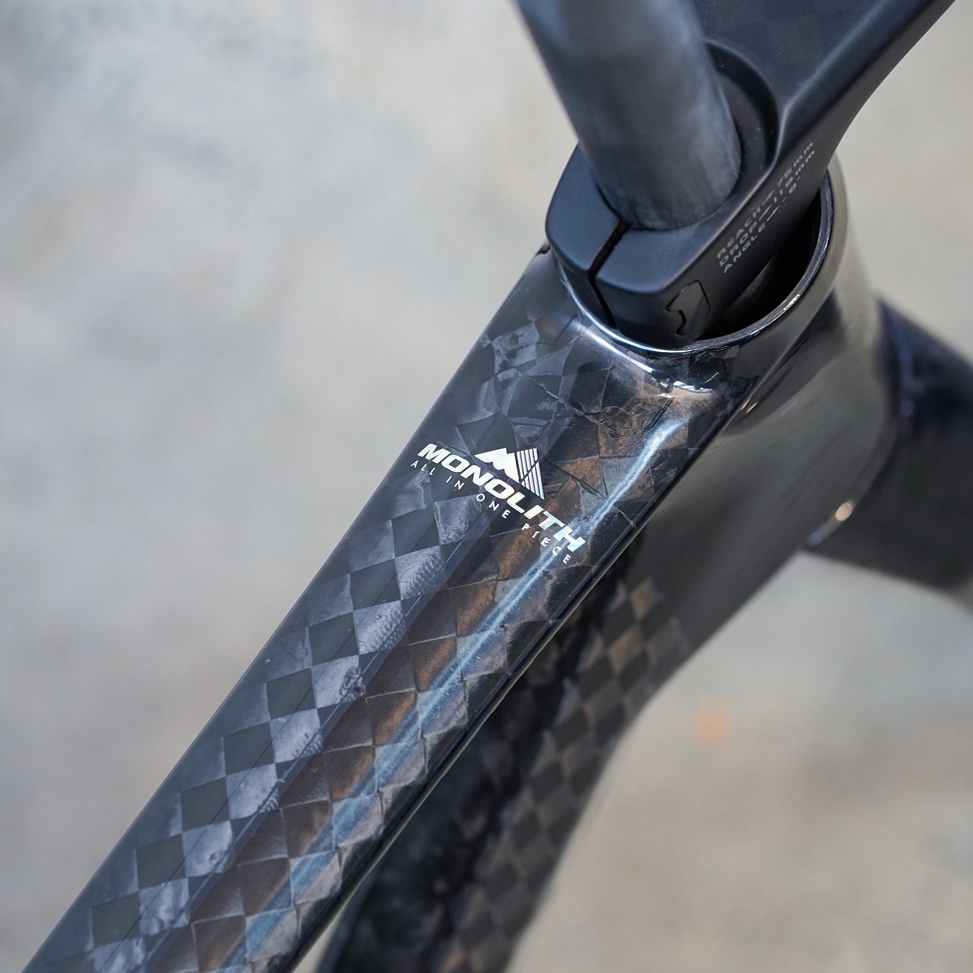 Quick Pro GR:ONE Gravel Frameset - Carbon Black