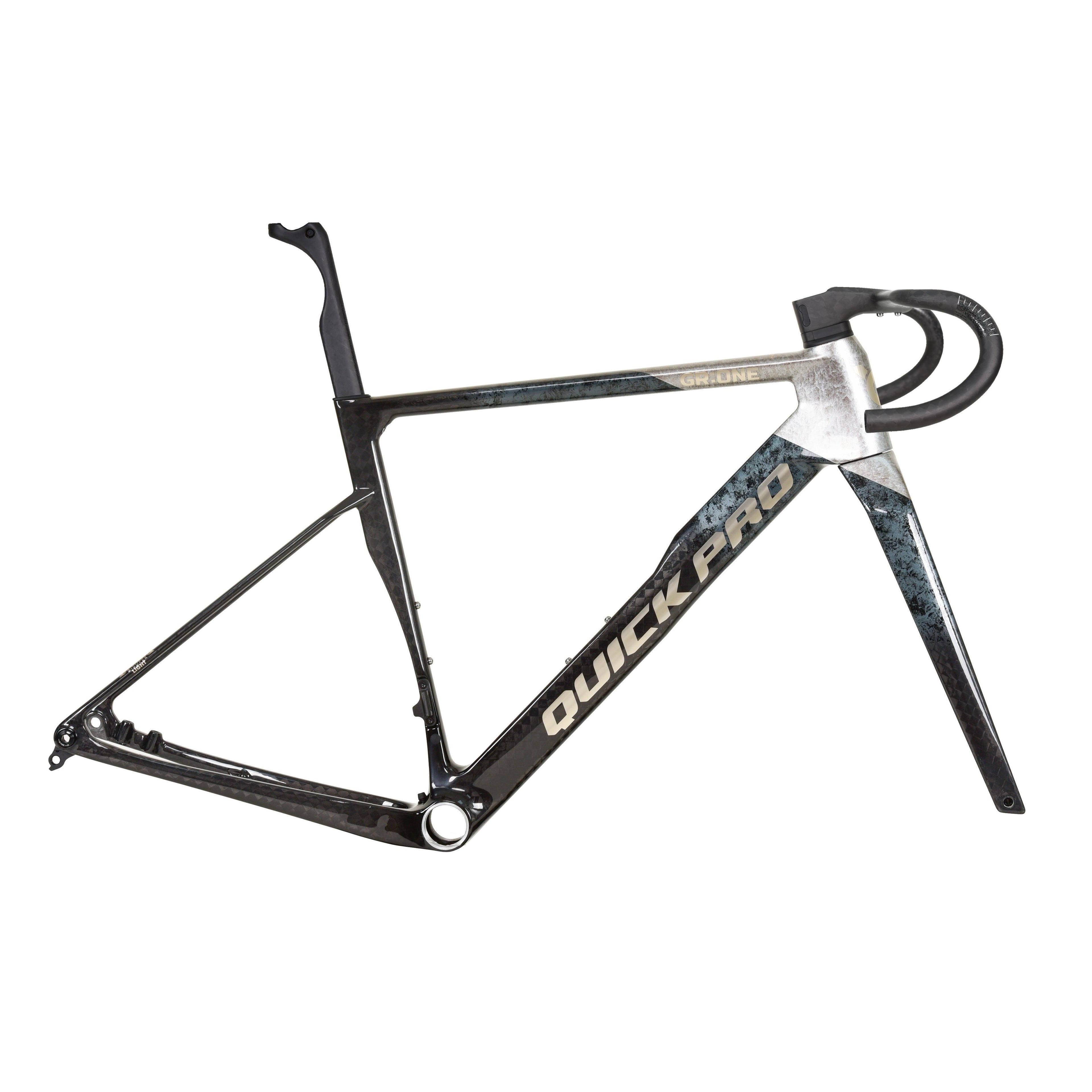 Quick Pro GR:ONE Gravel Frameset - Marble Gloss Grey