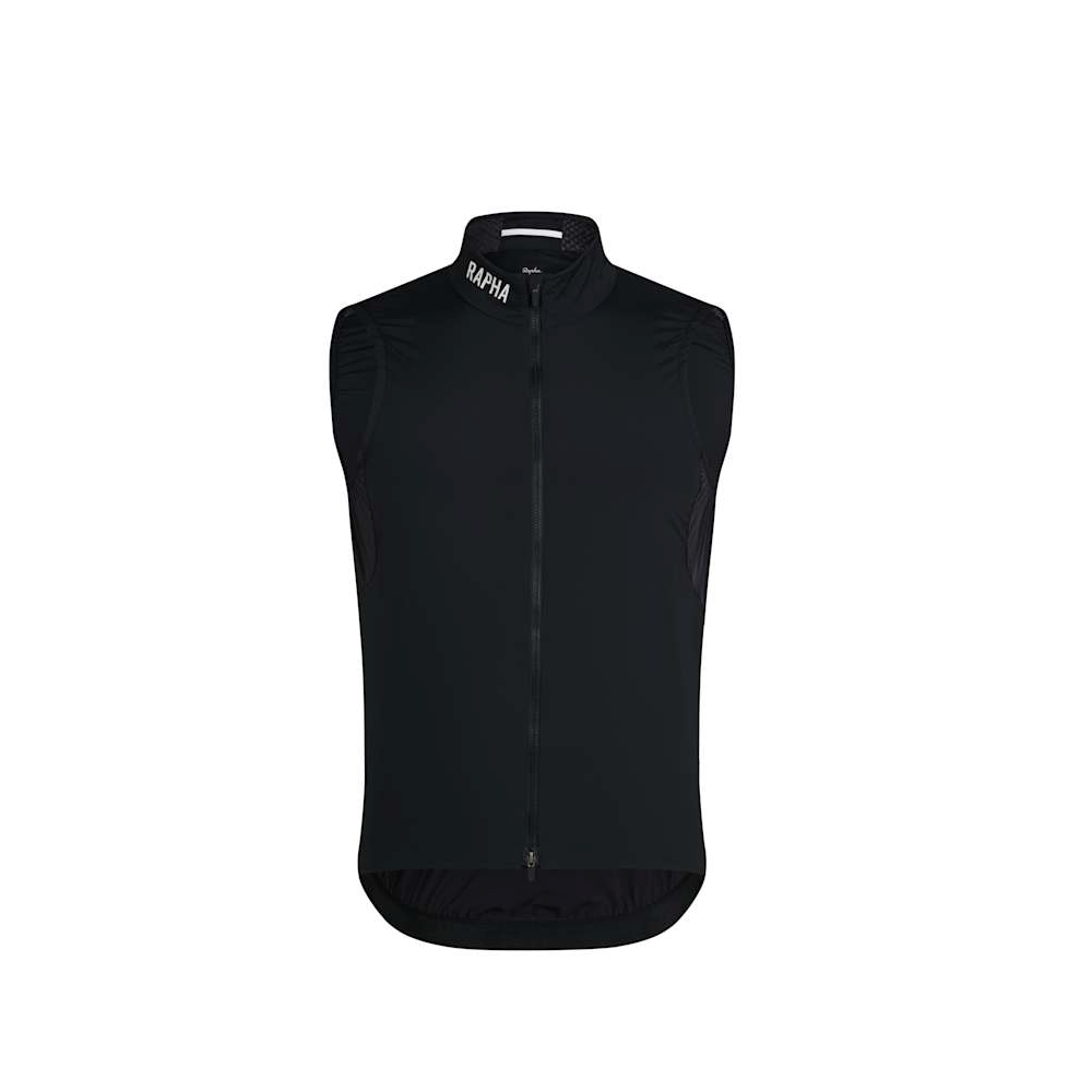 Rapha 男式 Pro Team 保暖马甲 - 黑色/白色