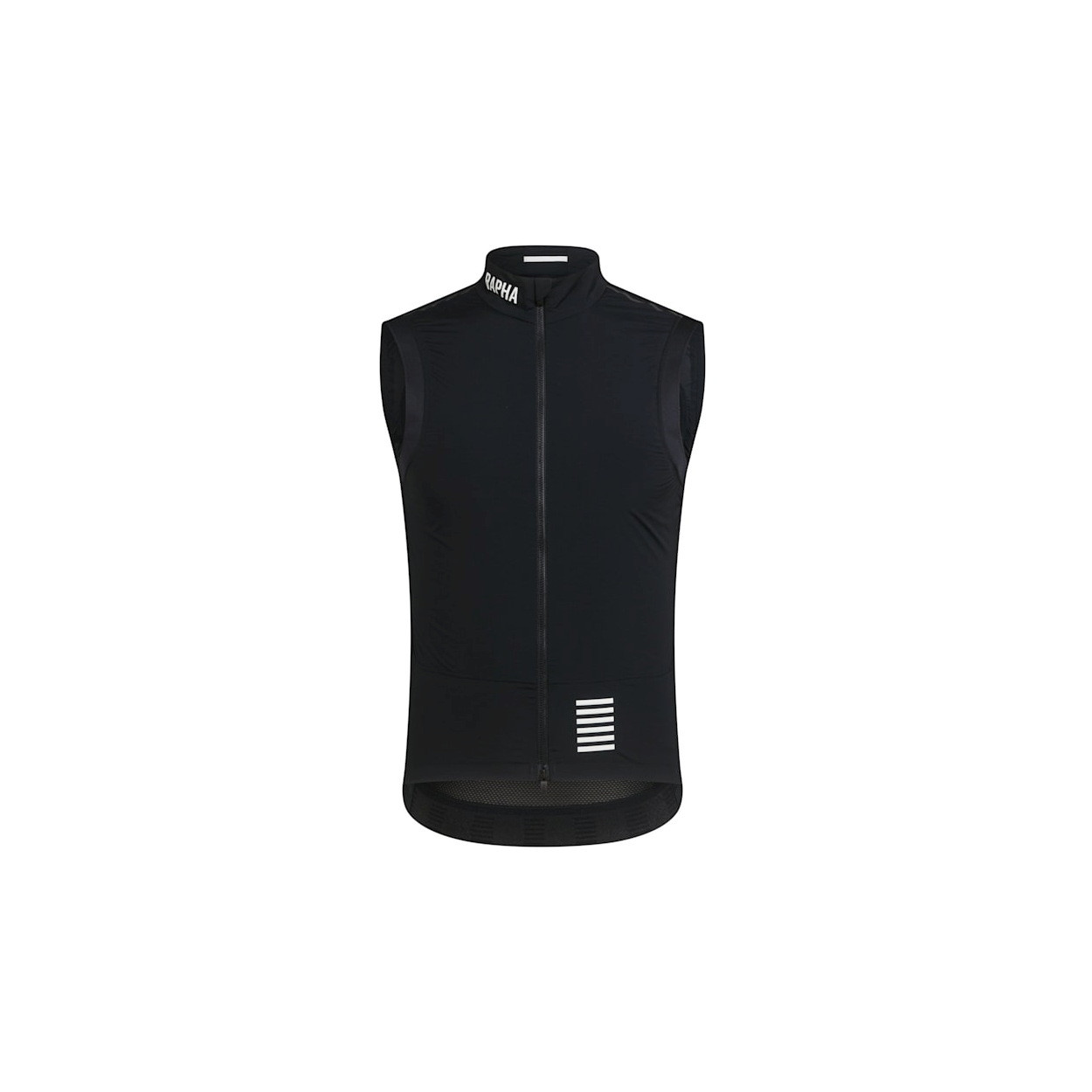 rapha-mens-pro-team-lightweight-gilet-black-white-front