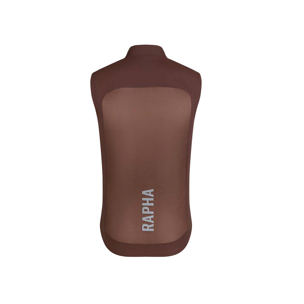 Rapha Men's Pro Team Lightweight Gilet - Walnut Brown / Silver