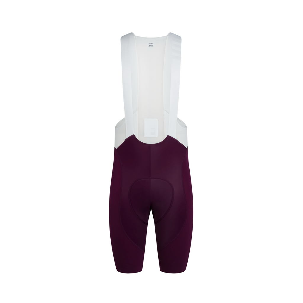 Rapha Pro Team Bib Shorts III - Regular - Plum / White