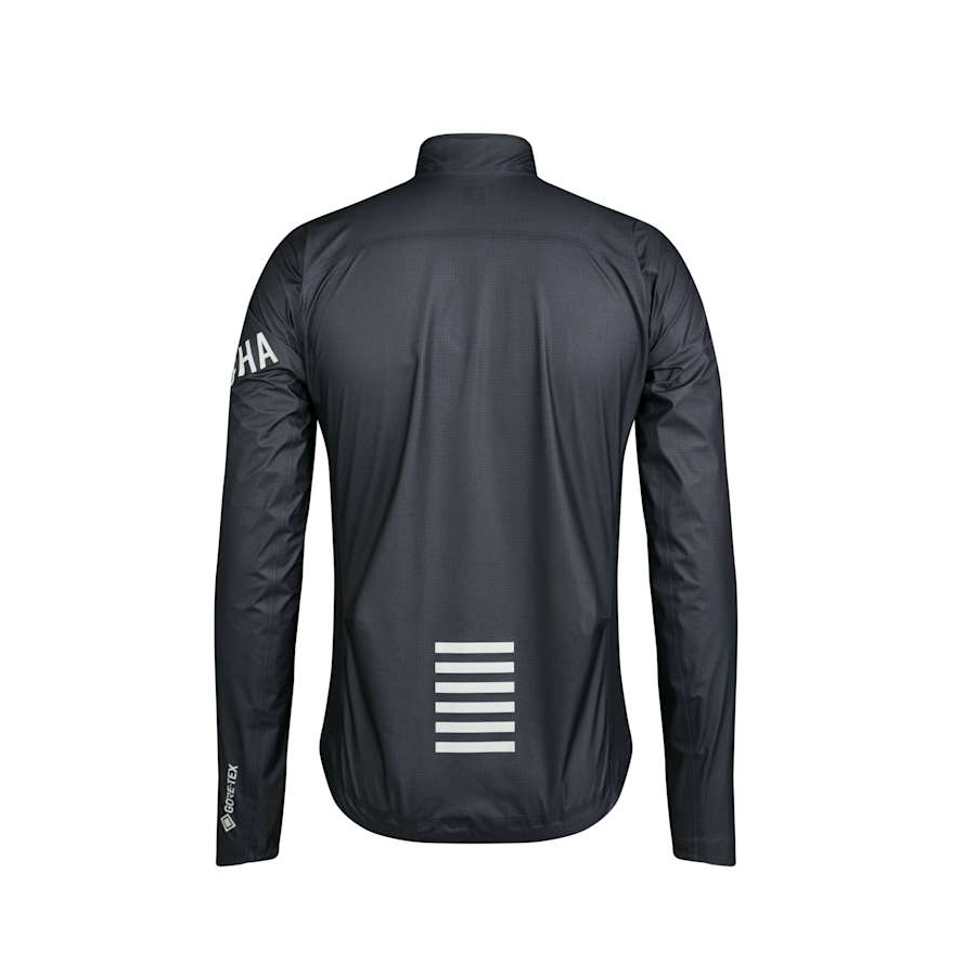 Rapha Pro Team GORE-TEX Lightweight Rain Jacket - Black Charcoal