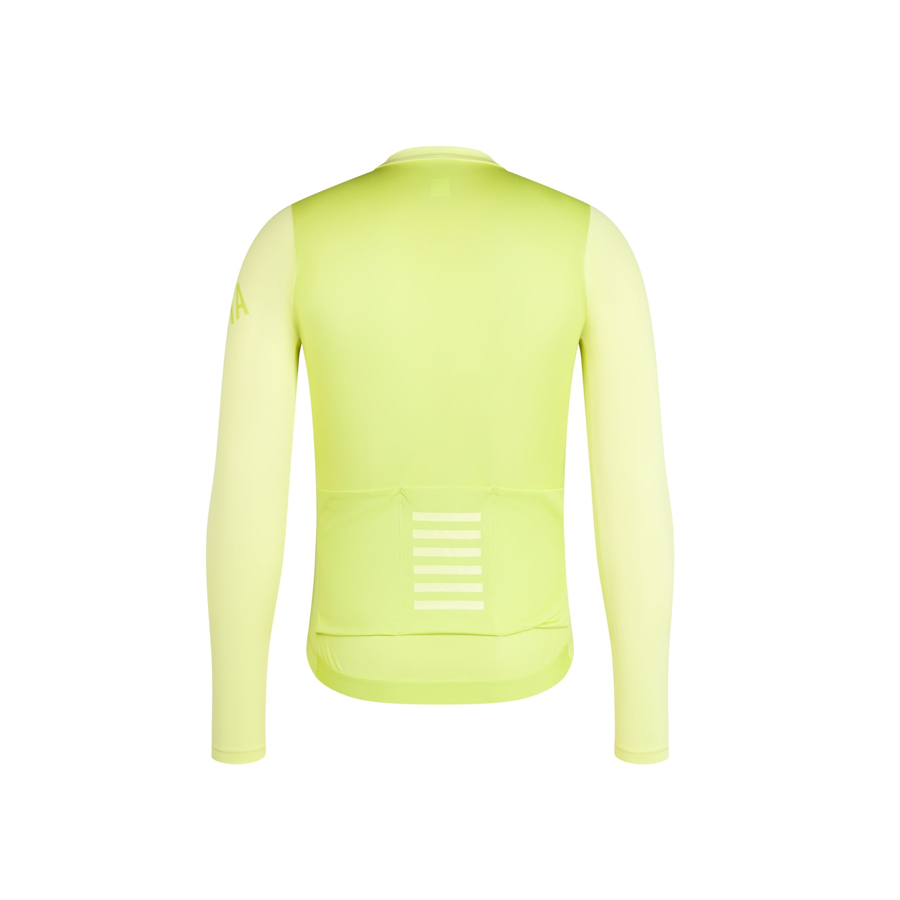 Rapha Pro Team Long Sleeve Lightweight Jersey - Lime Green/Bright Lime