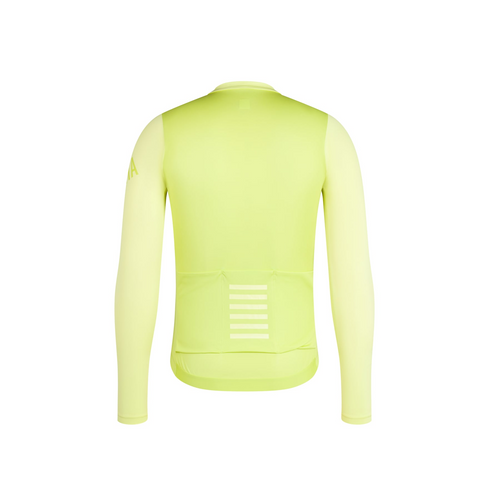 Rapha Pro Team Long Sleeve Lightweight Jersey - Lime Green/Bright